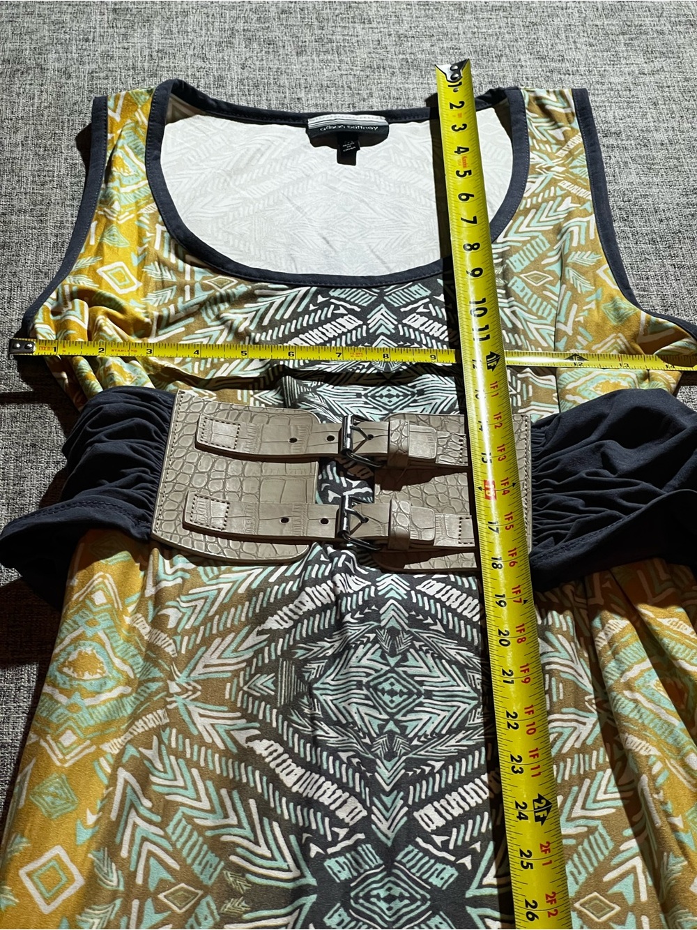 Alison Britney Women’s Sleeveless Maxi Dress Size Medium Boho - Picture 5 of 10
